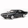 1:32 Scale Diecast Model Car Fast Super Car Dom's 1970 Dodge Charger Alloy Car, Sound and Light Pull Back Toy Vehicle for Kids, Adults