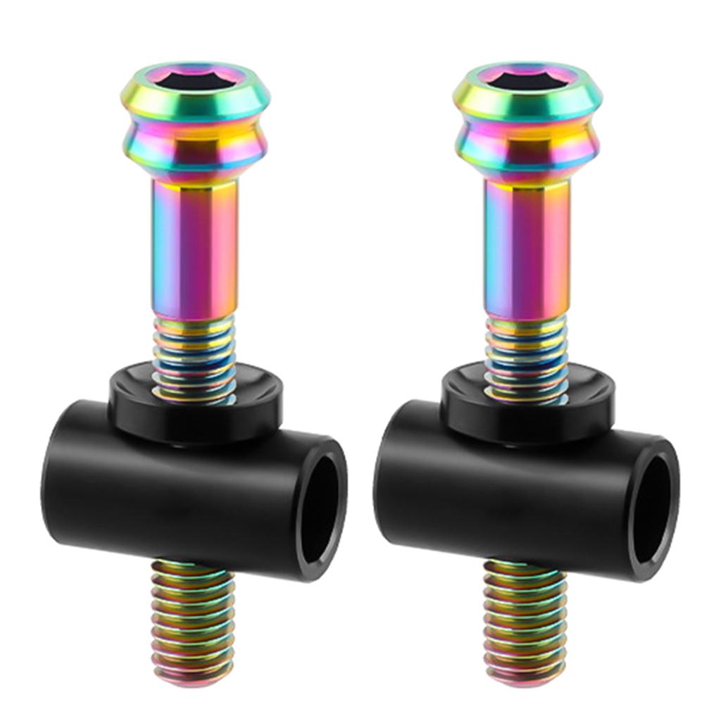 Titanium Alloy Seatpost Screw 5x30/40mm Universals Seatpost Cycling Screws Bicycles Seatpost Clamp Tube Bolt Nut Washer