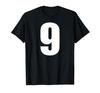 Number Nine Number 9 Plain White Number T-Shirt
