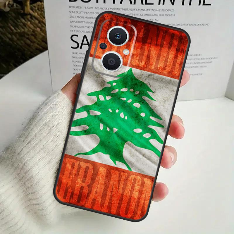 Чехол с изображением флага Ливана для OPPO Reno 10 Pro 11F 4 5 6 7 8 Lite 4Z 5Z 8T OPPO Find X2 X3 X5 Lite X6 Pro Cover