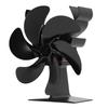 Wood Stove Fan 6 Blades Heat Powered Burning Fireplace Fan Circulate Warm Energy Saving High