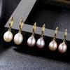 2022 New 925 Sterling Silver Natural Freshwater Pearl Drop Earrings For Women Fashion Jewelry Gifts