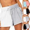 Женские модные повседневные шорты с завязками, эластичные шорты для бега