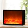 Ornamental Fireplace Light Realistic Flame Long Lasting LED Simulation Lighting Fireplace Decor for Home