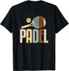 Padel Paddle Tennis Racquet Ball Vintage Colors T-Shirt Casual Sports Clothes Streetwear  Men Clothing  Camisetas