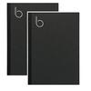 Pilot Black Notebook B6 Size Plain NFB03 [2 Pack]
