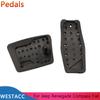 Car Pedals Accelerator Gas Brake Rest Pedal Cover for Jeep Renegade 2015 - 2022 Compass 2017 - 2022 Interior