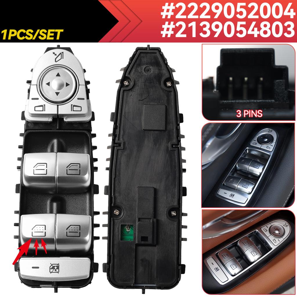 Electric Power Master Window Control Switch For Mercedes Benz E S Class W222 W213 2229052004 A2139054803 A2229052004 2139054803