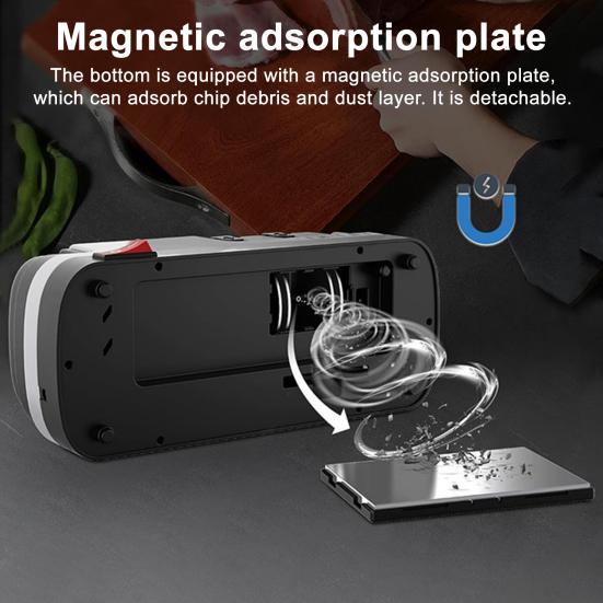 Electric Knife Sharpener Digital Display Adjustable Rotational Speed Precision Professional Serrated Knife Scissors Sharpening Tool