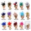 Hat Royal Ascot Race Wedding Fascinator Hats Headwear Cocktail Tea Party Feather Flower Headband