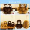Macaque Nosed Snub Monkey Plush Toy Cute Cartoon Girl Children Holiday Doll Gift