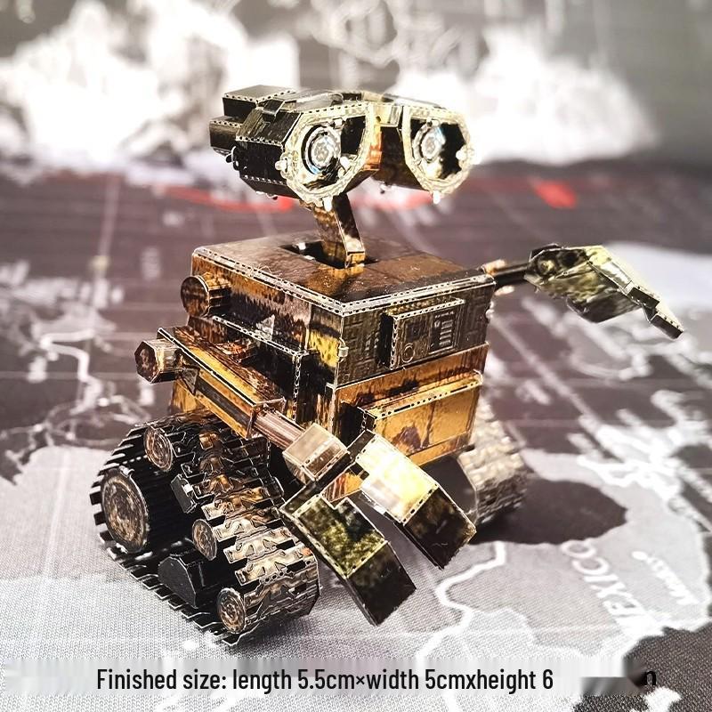 Star Wars 3D Metal Puzzle Series: Millennium Falcon, R2-D2, TIE Fighter Assembly Model - Perfect Birthday Gift