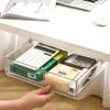 Invisible Drawer-type Storage Box Under the Desk for Office Students, Stationery and Sundries Under