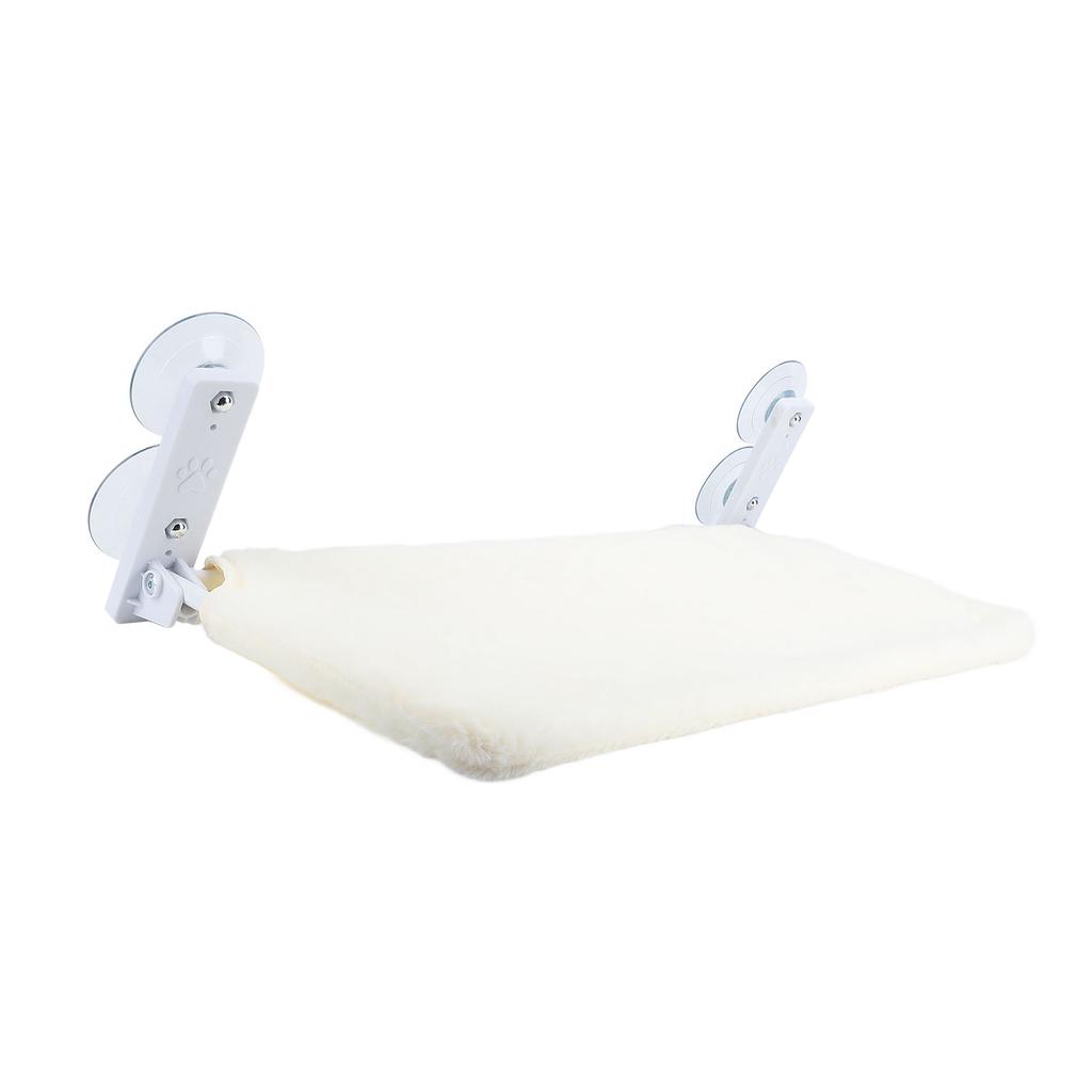 Cat Hammock with Suction Cup Stable Structure Nylon Space Saving Cat Window Perch for Home Indoor