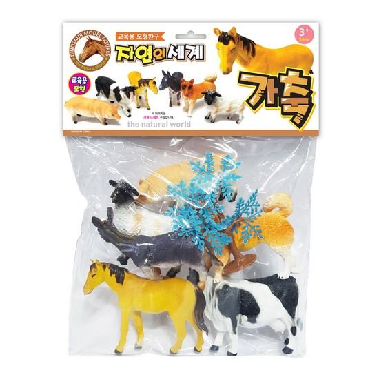 World Distribution World of Nature Livestock G Animal Figure 7p, 1 Set, Popular Toys In Korea
