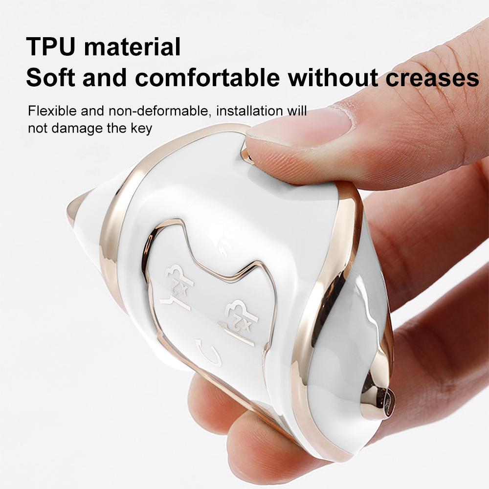 3 Buttons Fasion TPU Car Remote Key Fob Cover Case For Honda Accord EX EXL Civic Crv Hrv Pilot Ridgeline 2016 -2018 Pocketor