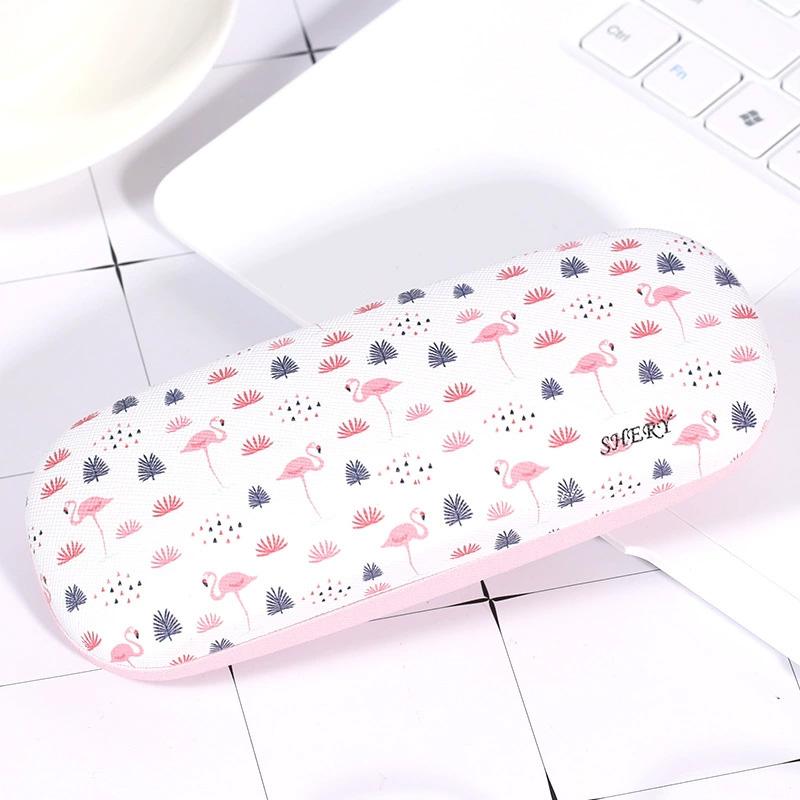 1PC PU Portable for Eyeglasses Smooth Spectacle Cases Fashion Rectangle Sunglasses Box Eyewear Protector
