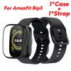 Silicone Strap + TPU Case For Amazfit Bip 5 Band Smart Watch Silicone Bracelet Replacement Accessories 22mm Belt Wristband For Amazfit Bip5