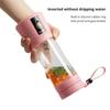 Mini Portable Blender Milkshake Cup With USB Rechargeable 6 Blades Mini Fruit Juice Mixer Shake Take Juice Cup