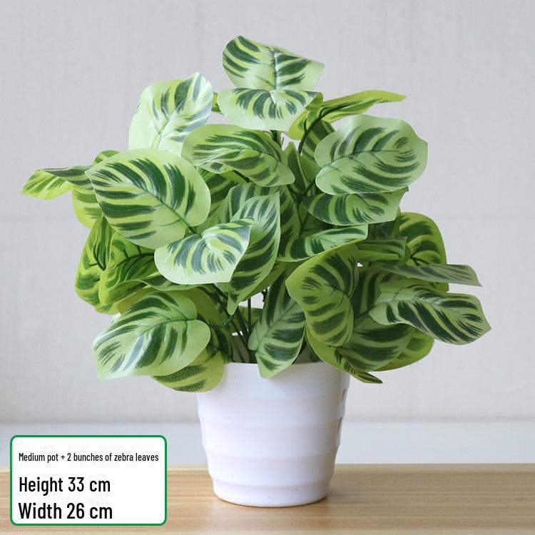 Имитация зеленого редиса в горшках для декора помещений и улицы - Искусственные цветы и растения