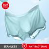 MiiOW 3pcs Men's Underwear Ice Silk Space Capsule Boxer Shorts Thin and Large Antibacterial Underpants L-4XL