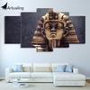 HD Printed 5 Piece Canvas Art Egyptian Pharaohs Statue Painting Wall Pictures for Living Room Home Decor