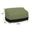 1PC Dust Protection Garden Durable Polyester Fabric Heavy-Duty Waterproof Sofa Cover Outdoor Rain Fits Most Double Sofas
