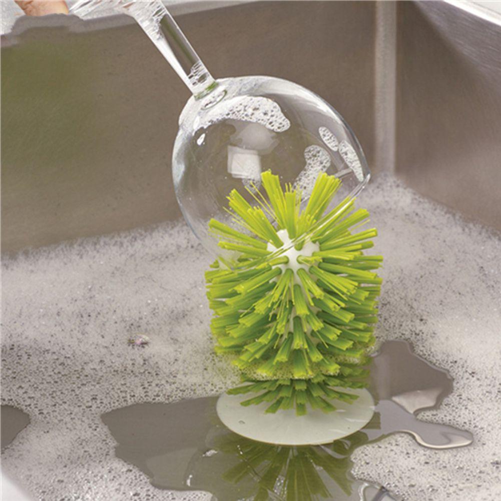 Bottles Cleaner Brush Lazy Use Cleaning Brush Sink Suction Cup Brush Cup Scrubber Cup Mugs Cleaner