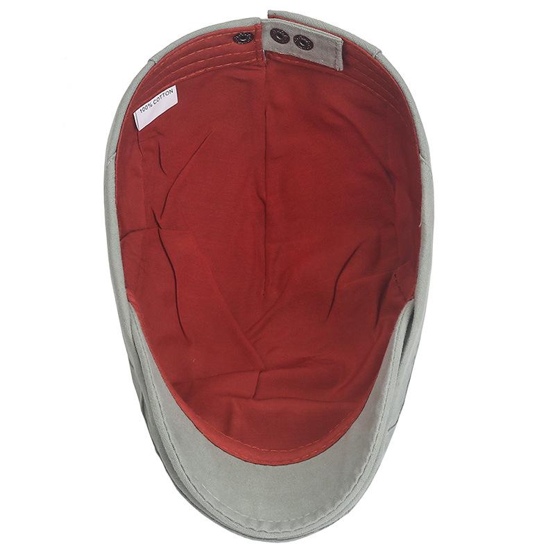 Однотонный женский весенне-летний простой кепка регулируемый размер модный дышащий мужской берет Forward