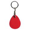 PU Leather Card Holder Keychain Key Ring Door Lock Access Tags ID Card Case Keychain Access Card Bag Key Tag Ring
