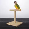 Bird Perch Stand Table Perches Standing Sticks Wooden Cage Toy Gym Playground