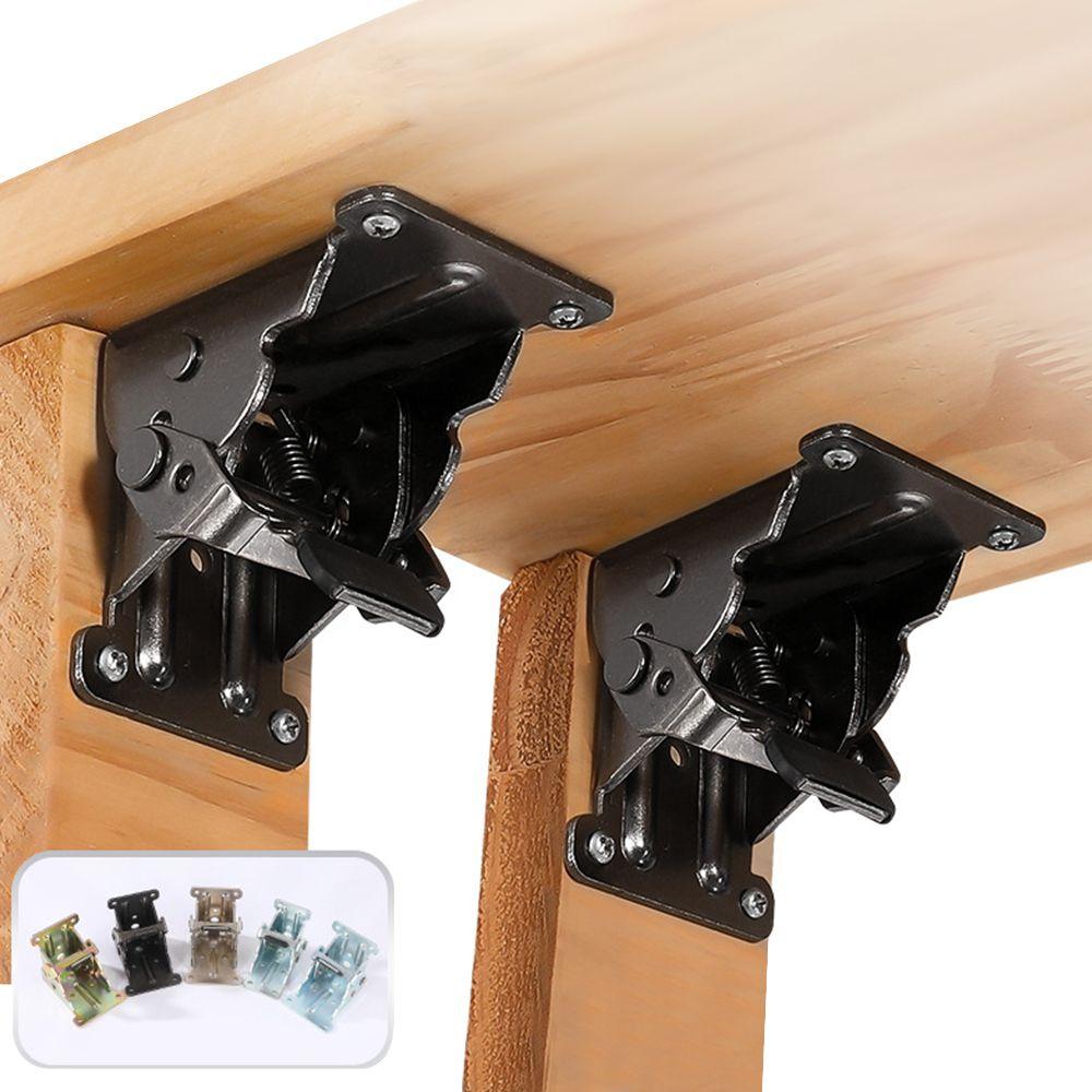 Chair Extension Fold Feet Hinges Support Frame Self-Locking Folding Hinge Table Leg Fittings