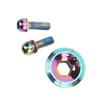Crank Screw Aluminum Alloy Colorful Electroplating Appearance CNC Process for M20 Road Bike BB Central Axes Screw