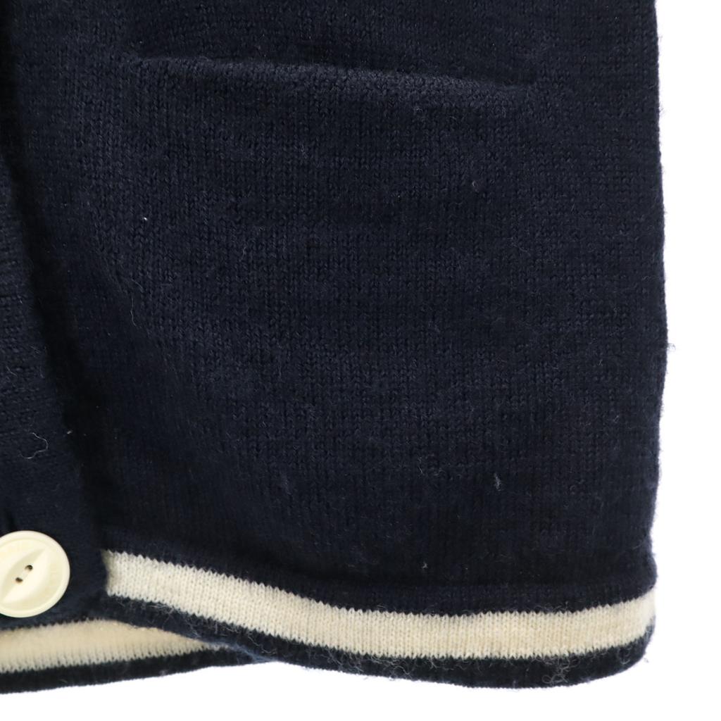 HYSTERIC GLAMOUR Long Sleeve Cardigan F Navy System Knit Women Used