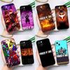 Free Fire Game Case For iPhone 15 14 13 12 11 Pro Max X XS Max XR 7 8 Plus SE 2020 2022 Bumper Case Cover