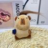 Funny Capybara Plush Toys Cute Keychain Plush Pendant Doll Pendant Backpack Car Keyring Decor Capybara Accessories Kids Gift