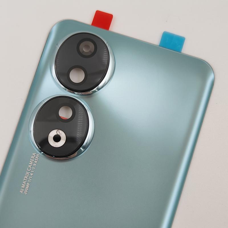Back Glass Door For Huawei Honor 90 Glass Battery Cover Honor90 Rear Lid Housing + Camera Lens + Sticker Adhesive Glue