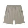 Anta Training Series Solid Color Mid-Rise Drawstring Breathable Versatile Five-Point Sports Shorts Men Shorts Gray 152527310-1