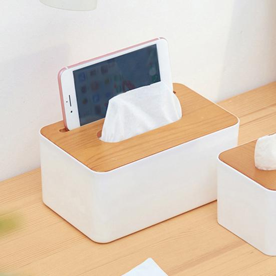 Деревянная пластиковая коробка для салфеток для домашней кухни, чехол для бумажных полотенец, офисный держатель для салфеток