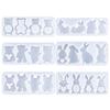 Mold for Handmade Crafts and Gifts Fun Animal Keychains Silicone Mold Effective Mold for Crafting Keyrings Ornament