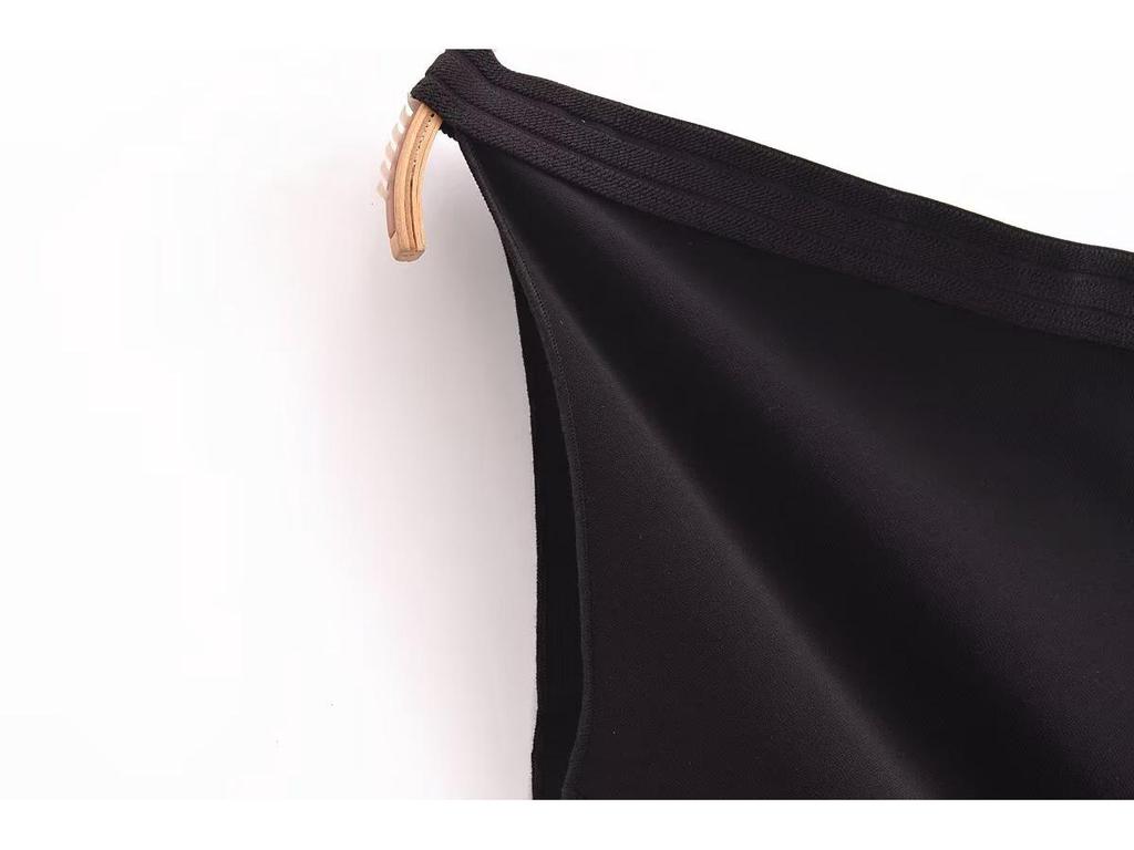 2025 Spring Women's Asymmetrical Off-Shoulder Dress In European and American Style