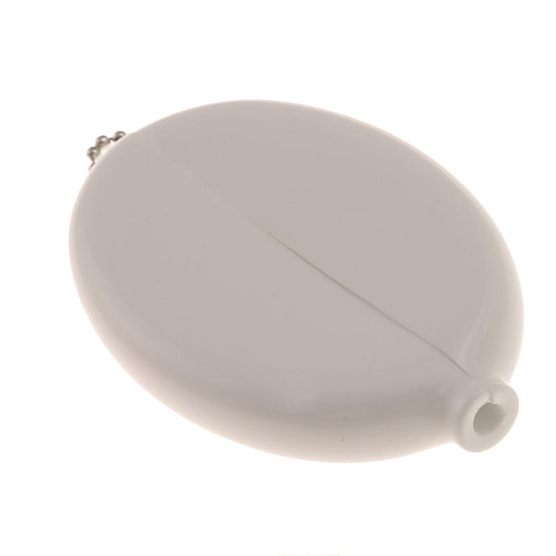 Овальный кошелек для монет, красочный мешочек для монет из ПВХ, милый держатель для монет с цепочкой