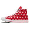 Converse Chuck Taylor All Star Canvas Full Print Stars High Top Skate Shoes Unisex Sneakers White Red 168807C