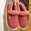 Plush Cotton Shoes for Men and Women In Autumn and Winter, Suitable for Outdoor Wear At Home, with Warm and Non Slip Bags and Cotton Heels