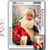 Popular 5D Diy Cross Stitch Christmas Tree Santa Snowman Painting Full Drill Cross-Stitch Crafts Kit Wall Sticker Home Decor