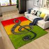 3D Creative Music Cartoon Area Rug Large,Carpet Rug for Living Room Bedroom Sofa Doormat Decoration,kids Play Non-slip Floor Mat