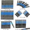 10 Pcs 50mm Non-Slip Screwdriver Bits Magnetic Single Head Tool Set Alloy Steel