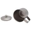 Camping Cup Camping Mug 360ml Pure Ti Cup with Lid for Outdoor Water Coffee Tea Cup for Cooking Tea Coffee Survival Gear