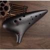 12-Hole Ocarina, Alto F Tone (AF) Wind Instrument for Beginners and Music Enthusiasts, Professional-Level Performance, Musical Gift (B)