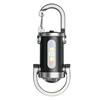 Mini Flashlight 5 Lighting Modes Dual Light Source Waterproof Rechargeable Keychain Flashlight Camping LED Torch